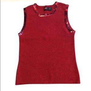 Warrior Girl Sleeveless Silk Sweater